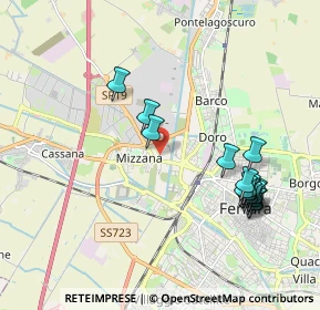 Mappa Via Mario Tenani, 44122 Ferrara FE, Italia (2.135)