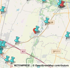 Mappa Via Celeste Caselli, 43058 Sorbolo PR, Italia (7.4615)