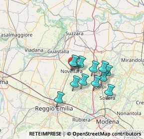 Mappa SP Nord, 42017 Novellara RE, Italia (10.51417)