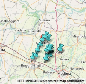 Mappa SP Nord, 42017 Novellara RE, Italia (10.041)