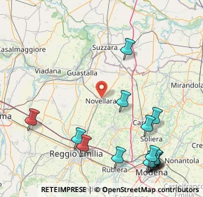 Mappa SP Nord, 42017 Novellara RE, Italia (21.99933)