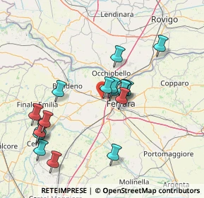 Mappa Via Zola, 44124 Ferrara FE, Italia (14.85944)
