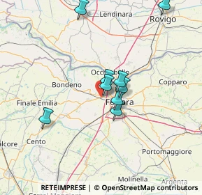 Mappa Via Zola, 44124 Ferrara FE, Italia (25.10133)