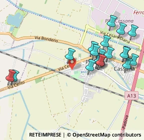 Mappa Via Zola, 44124 Ferrara FE, Italia (1.0655)