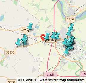 Mappa Via Zola, 44124 Ferrara FE, Italia (4.049)