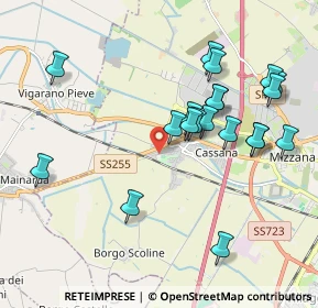 Mappa Via Zola, 44124 Ferrara FE, Italia (2.0175)