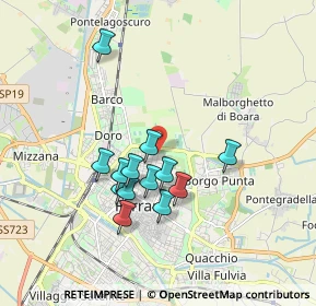 Mappa Via Orlando Furioso, 44121 Ferrara FE, Italia (1.54)