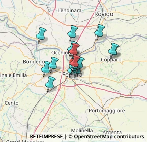 Mappa Via Orlando Furioso, 44121 Ferrara FE, Italia (8.66824)