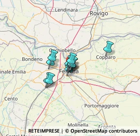Mappa Via Orlando Furioso, 44121 Ferrara FE, Italia (6.43417)