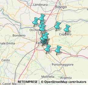 Mappa Via Corta, 44123 Ferrara FE, Italia (8.16833)