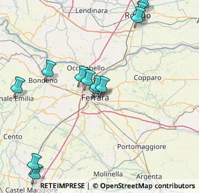 Mappa Via Corta, 44123 Ferrara FE, Italia (17.36167)