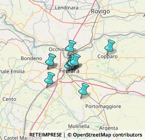 Mappa Via Corta, 44123 Ferrara FE, Italia (7.06455)