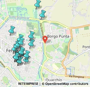 Mappa Via Corta, 44123 Ferrara FE, Italia (1.284)