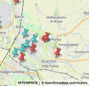 Mappa Via Corta, 44123 Ferrara FE, Italia (2.23909)