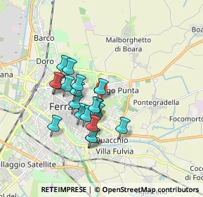 Mappa Via Corta, 44123 Ferrara FE, Italia (1.44158)