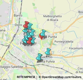 Mappa Via Corta, 44123 Ferrara FE, Italia (1.49579)