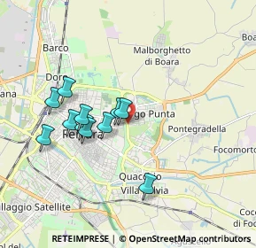 Mappa Via Corta, 44123 Ferrara FE, Italia (1.63818)