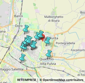 Mappa Via Corta, 44123 Ferrara FE, Italia (1.41563)