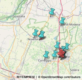 Mappa 42012 Campagnola Emilia RE, Italia (8.29)