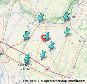 Mappa Viottolo Fantelli, 42028 Poviglio RE, Italia (6.87917)