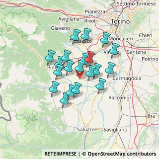 Mappa Via Luserna, 10067 Vigone TO, Italia (10.4655)