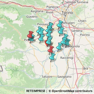 Mappa Via Vernette, 10067 Vigone TO, Italia (9.79)