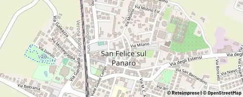 Mappa San Felice sul Panaro