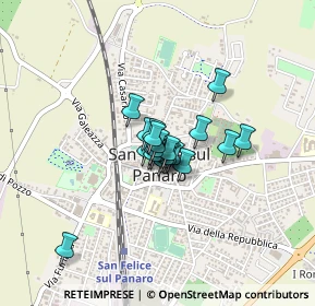 Mappa Piazza Giacomo Matteotti, 41038 San Felice Sul Panaro MO, Italia (0.222)