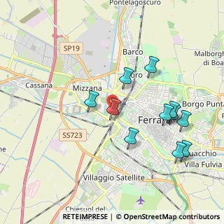Mappa Via Monsignor Luigi Maverna, 44122 Ferrara FE, Italia (1.95818)