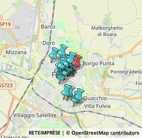 Mappa Vicolo del Voltino, 44121 Ferrara FE, Italia (0.8225)