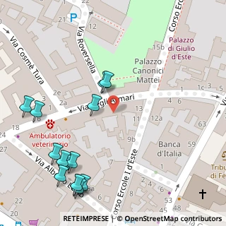 Mappa Via Roversella, 44121 Ferrara FE, Italia (0.07857)