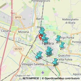 Mappa Via Arturo Cassoli, 44121 Ferrara FE, Italia (1.69846)