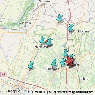 Mappa Via Antonio Gramsci, 42012 Campagnola Emilia RE, Italia (8.518)