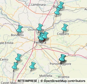 Mappa Via Lanfranco Caretti, 44123 Ferrara FE, Italia (14.83125)