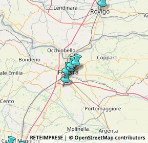 Mappa Via Lanfranco Caretti, 44123 Ferrara FE, Italia (33.501)