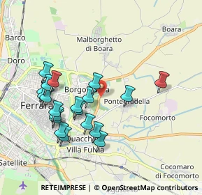 Mappa Via Lanfranco Caretti, 44123 Ferrara FE, Italia (1.881)