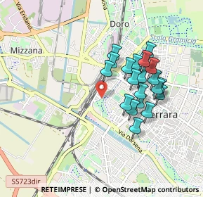 Mappa Via Chiesa, 44122 Ferrara FE, Italia (0.7835)