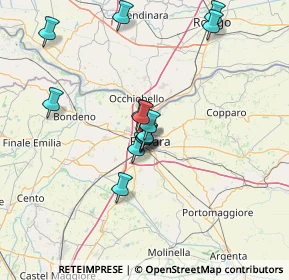 Mappa Via Chiesa, 44122 Ferrara FE, Italia (11.79786)