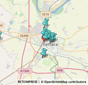 Mappa Via Chiesa, 44122 Ferrara FE, Italia (2.03909)