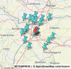 Mappa Contrada della Rosa, 44121 Ferrara FE, Italia (10.2255)
