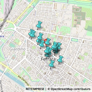 Mappa Contrada della Rosa, 44121 Ferrara FE, Italia (0.287)