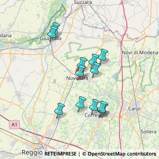 Mappa Via Pier Paolo Pasolini, 42017 Novellara RE, Italia (6.5675)