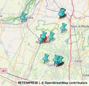 Mappa Via Pier Paolo Pasolini, 42017 Novellara RE, Italia (7.90438)