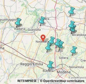 Mappa Via Pier Paolo Pasolini, 42017 Novellara RE, Italia (17.59538)