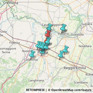 Mappa Via Fratelli Lumière, 43122 Parma PR, Italia (8.89933)
