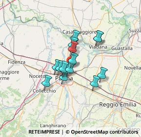 Mappa Via Fratelli Lumière, 43122 Parma PR, Italia (8.89933)