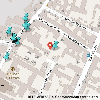 Mappa Via Giuseppe Mentessi, 44121 Ferrara FE, Italia (0.09375)