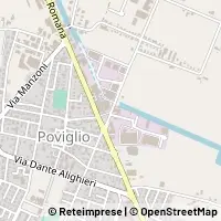 지도 Poviglio