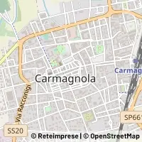 Mapa Carmagnola