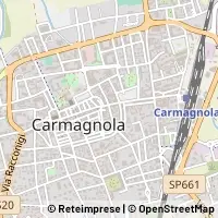 Kaart Carmagnola